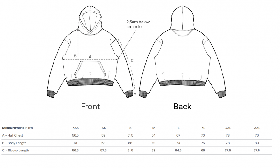 ALBERT HOFMANN oversized HOODIE